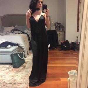 Sabo Skirt Black Silk Dress